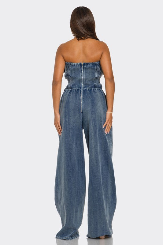 Denim Diva Belted Co-ord Set