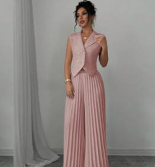 CityMuse Sleeveless Suit Set β Haute Edition 25