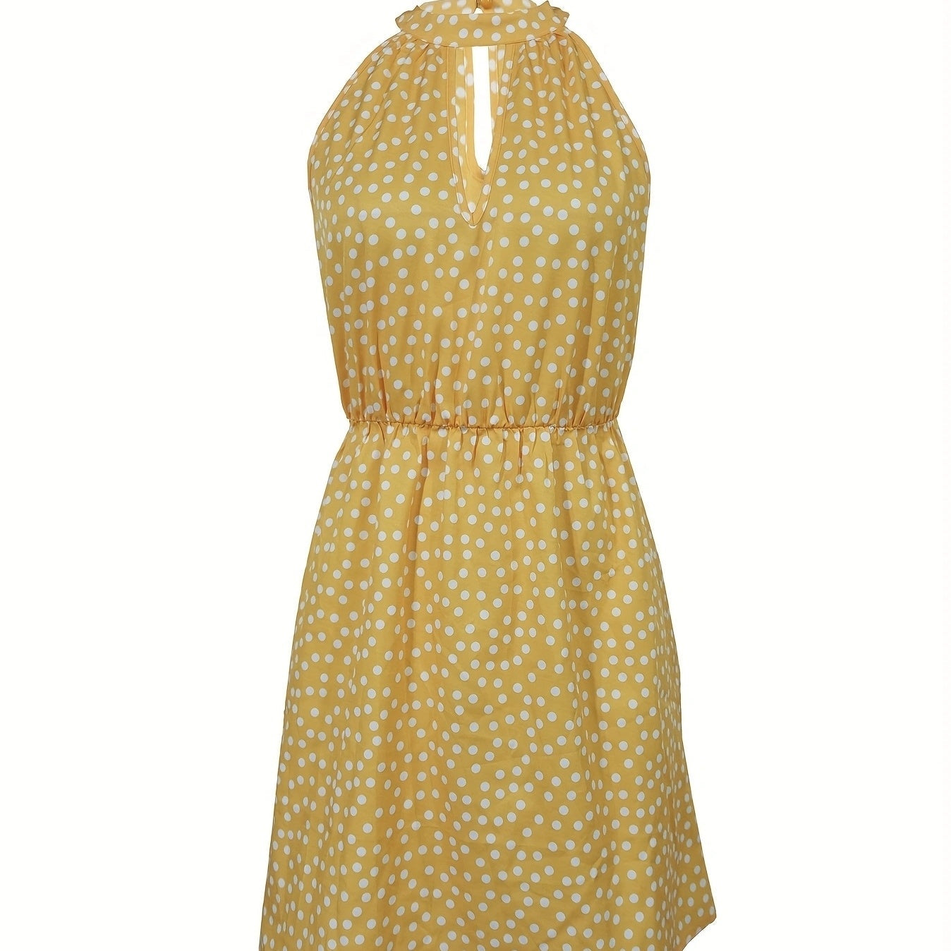 Ladies European And American Fashion Sexy Holiday Chest Hollow Dress