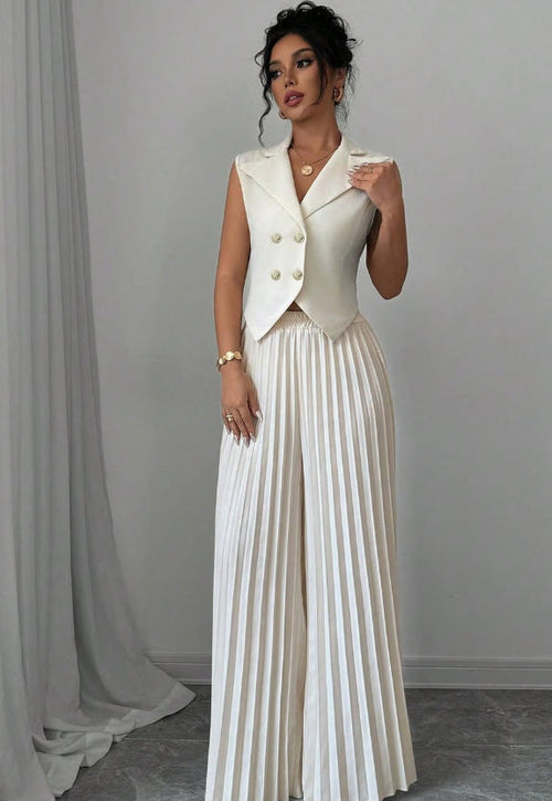 CityMuse Sleeveless Suit Set β Haute Edition 25