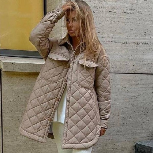 Long Breasted Lapel Cotton Jacket β 25 Edition