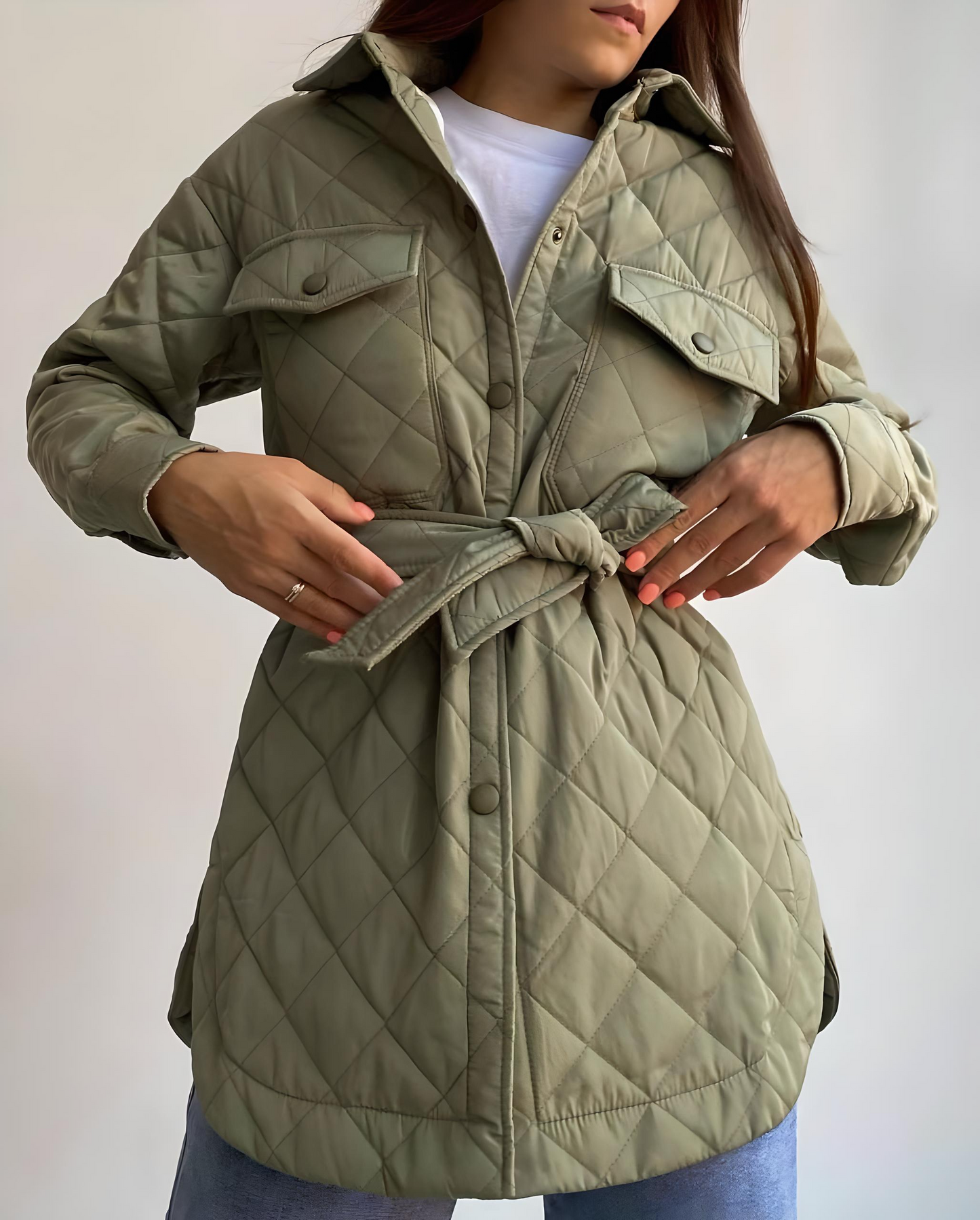 Long Breasted Lapel Cotton Jacket β 25 Edition