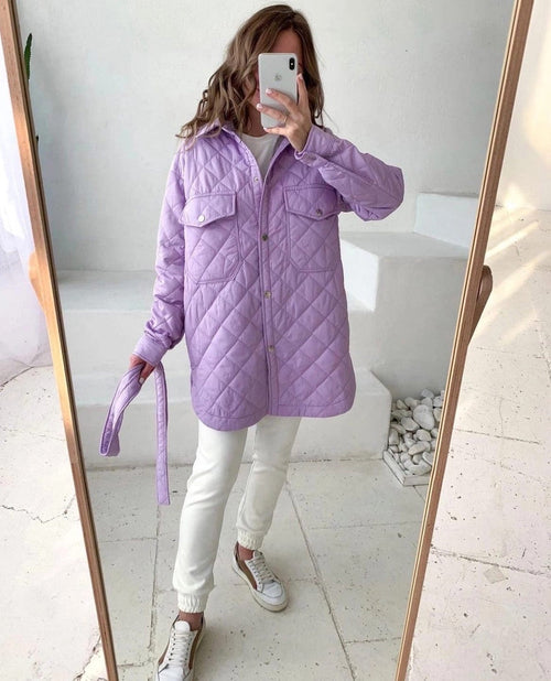 Long Breasted Lapel Cotton Jacket β 25 Edition
