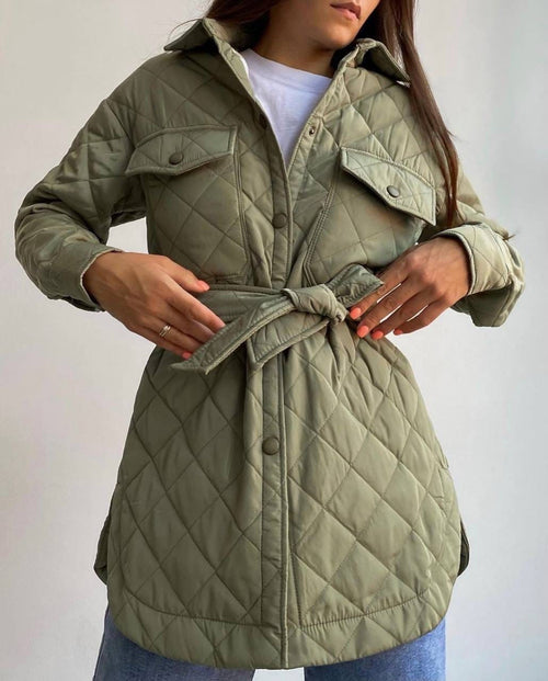 Long Breasted Lapel Cotton Jacket – 25 Edition